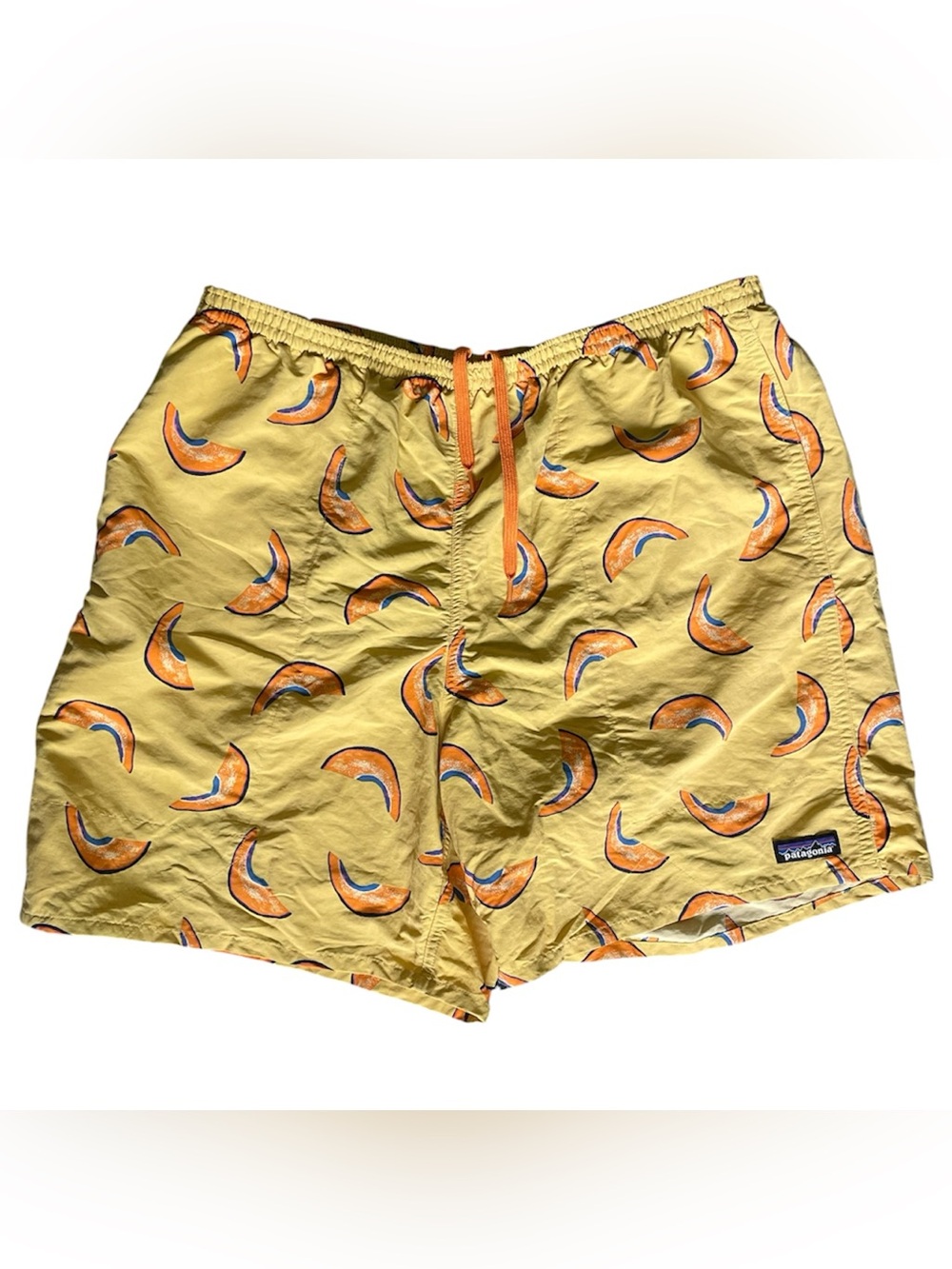 Patagonia Baggies Shorts in the iconic "Melons / Surfboard Yellow" print!